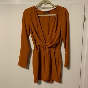 Short Burnt Orange dress